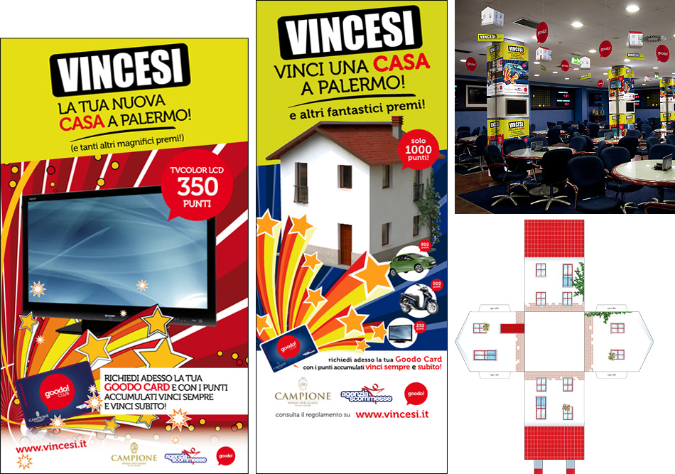 Campagna pubblicitaria e allestimento Vincesi