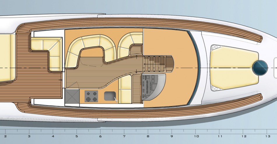 Progetto yacht Stama 50